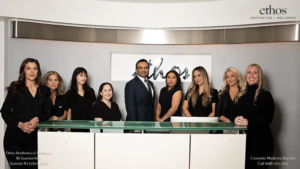 Dr. Hardik Soni and staff of Ethos Spa