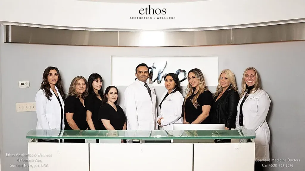 Dr. Hardik Soni and staff of Ethos Spa