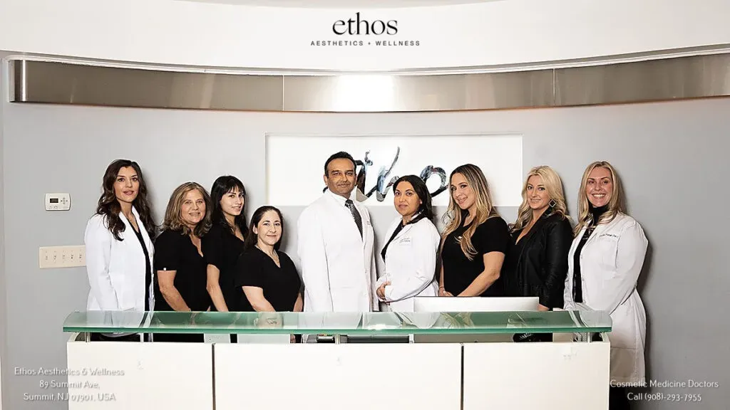 Dr. Hardik Soni and staff of Ethos Spa