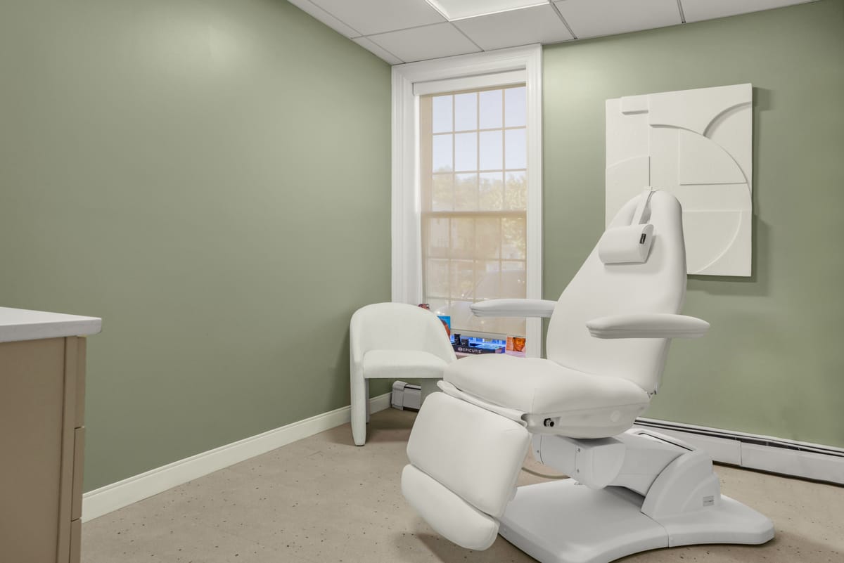 Morristown Ethos treatment room with sage walls
