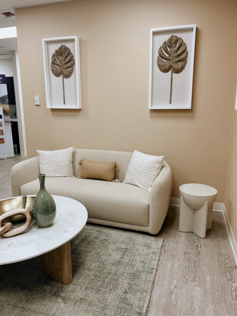 Somerville Ethos lounge nook with warm tones